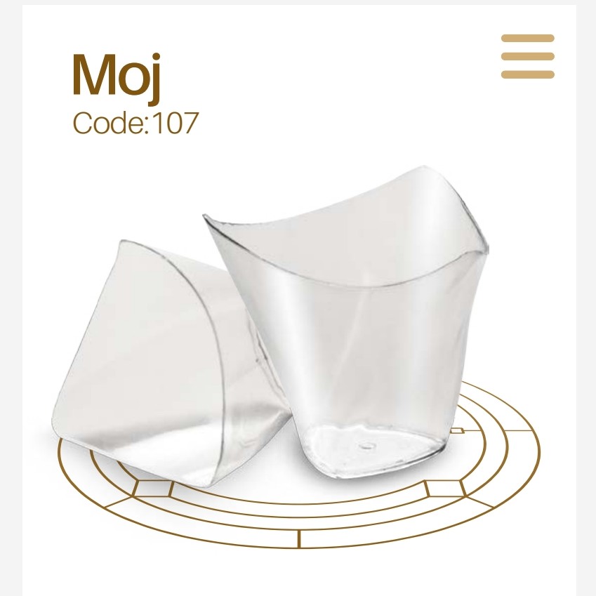 لیوان دسر طرح موج 10عددی(مخصوص پذیرایی ژله وانواع دسر)