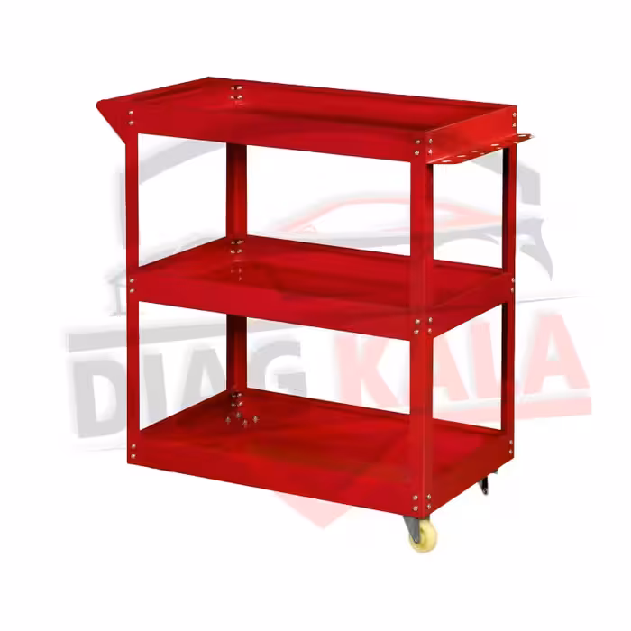 میز 3 طبقه ابزار دارای حفره مخصوص میله