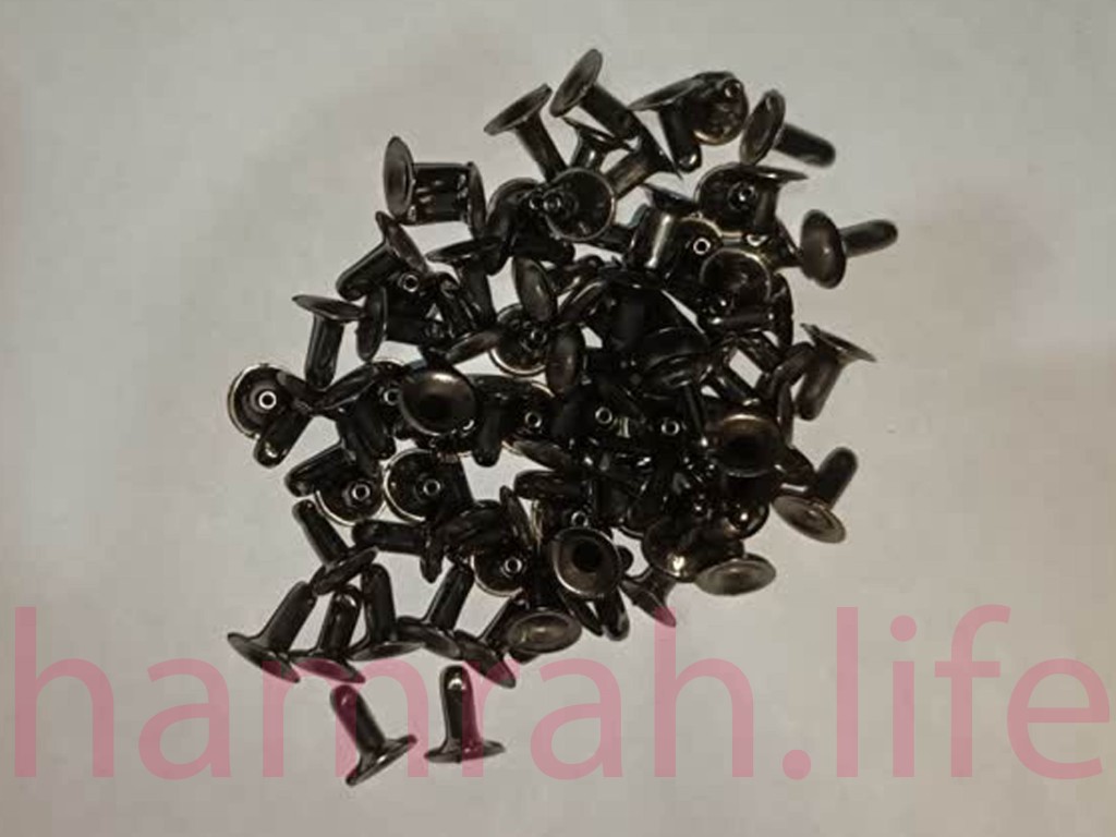 پرچ  کف 9 پایه 9 یک رو بلک نیکل