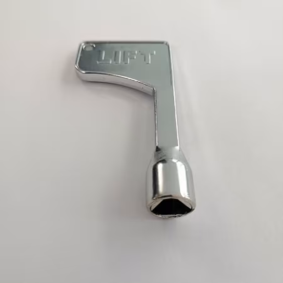 کلید سه گوش درب آسانسور جهت باز شدن درب آسانسور مخصوص مدیر ساختمان و سرویسکار  آسانسور