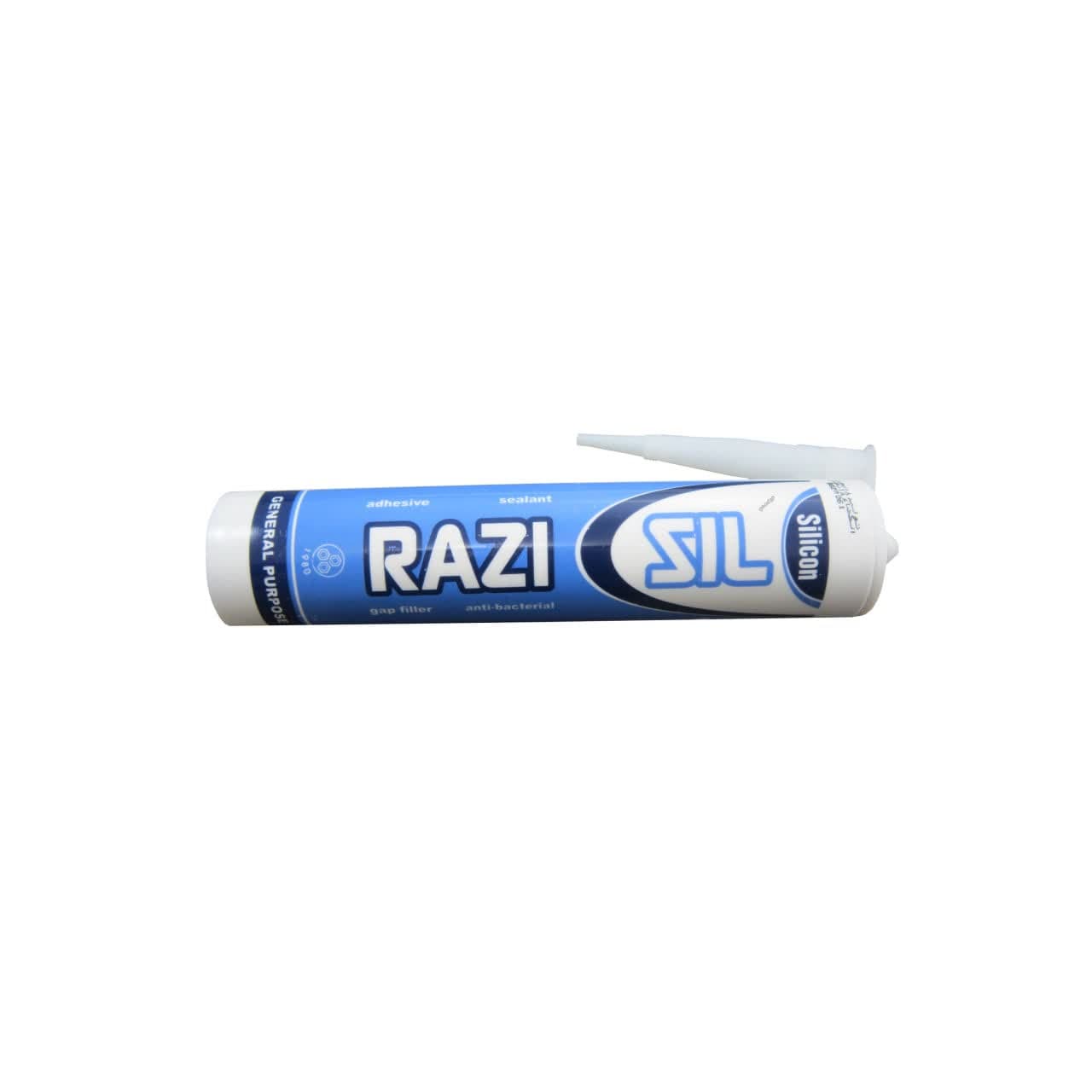 چسب سیلیکون مشکی 250 گرم رازی سیل