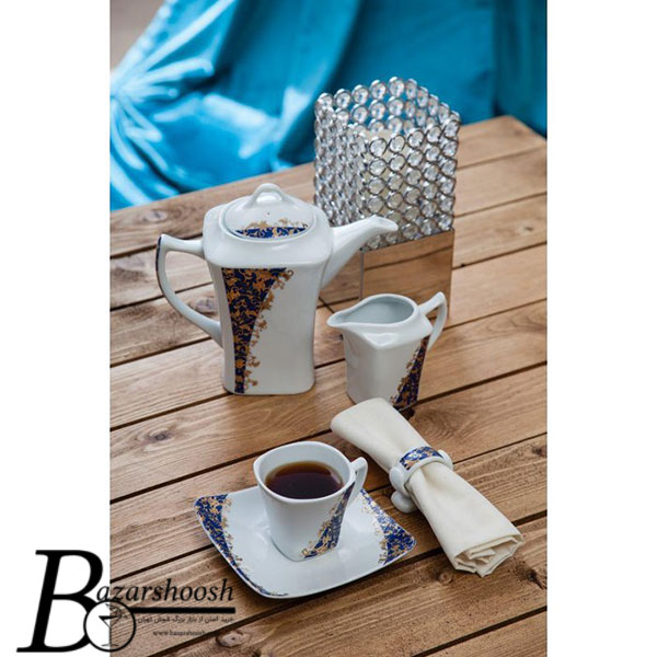 سرویس چینی غذاخوری 92پارچه تقدیس طرح بهارناز 12نفره فیوچر