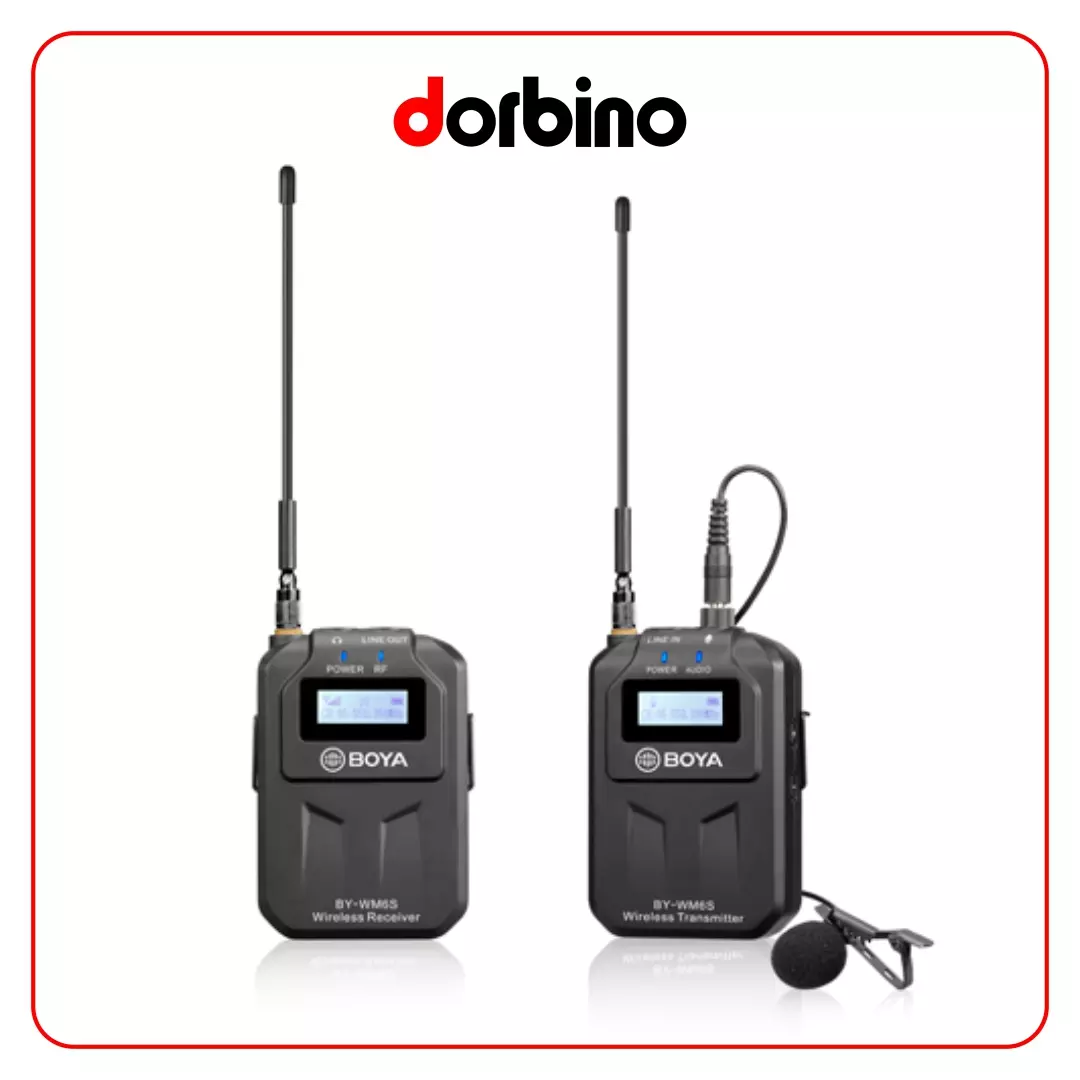 میکروفون بویا BOYA BY-WM6S Microphone - فروشگاه دوربین دوربینو