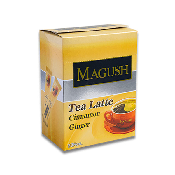 چای لاته فوری با طعم زنجبیل و دارچین