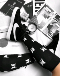 جوراب زیرزانو BTS نخ پنبه فری سایز