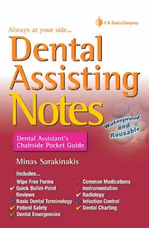 [PDF] دانلود کتاب Dental Assisting Notes - Dental Assistant's Chairside Pocket Guide, 2014