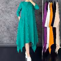 مانتو جلو بسته فری سایز 