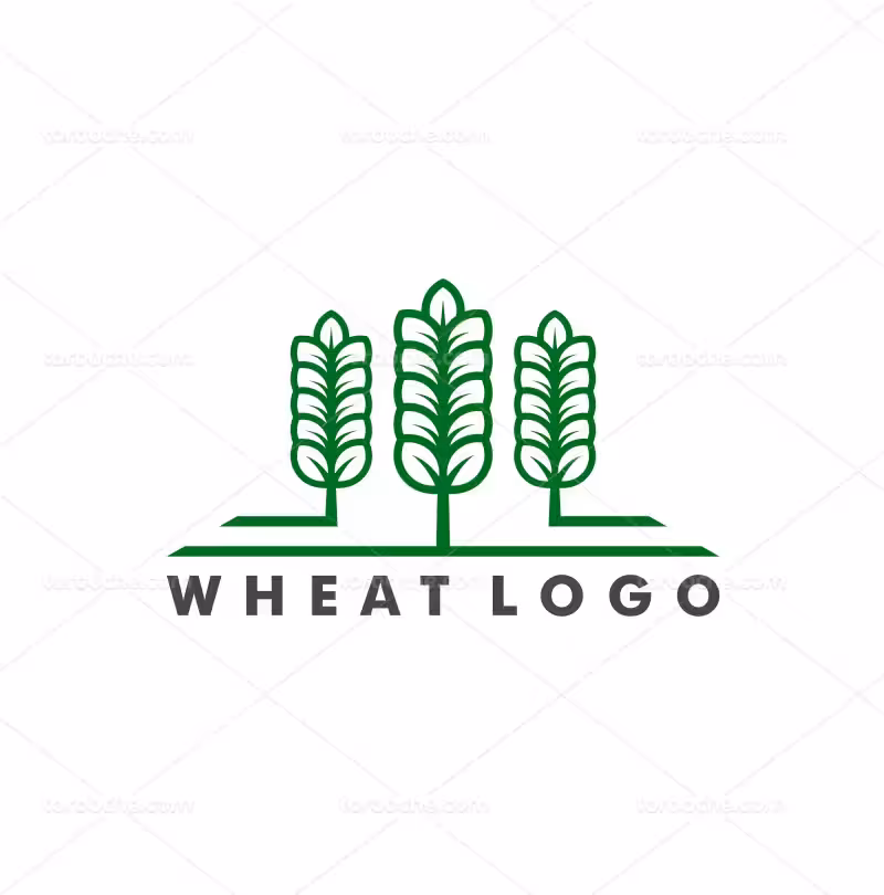 وکتور لوگوی گندم | گرافیک با طعم تربچه