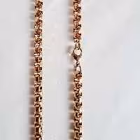 زنجیر استیل مردانه طلایی رنگ ثابت