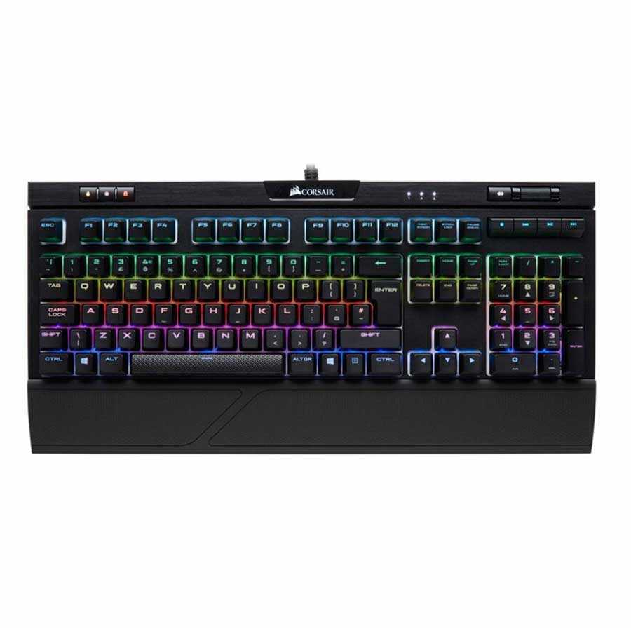 قیمت و خرید کیبورد گیمینگ مکانیکی کورسیر مدل STRAFE RGB MK.2 Red Switch | یاس ارتباط