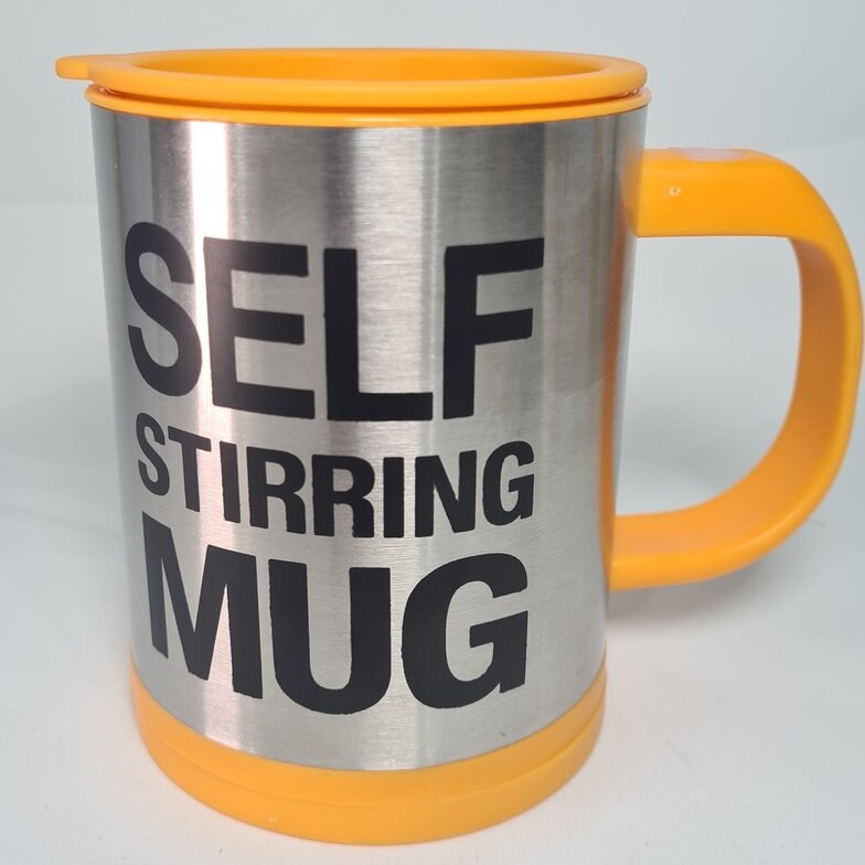  ماگ همزن دار رنگ نارنجی مدل HK730 self 