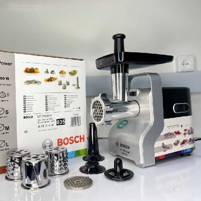 چرخ گوشت بوش موتور گیربکسی 2200 وات 