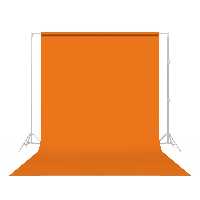 پرده نارنجی سایز 2x3 لوله پلاستیکی (فون شطرنجی)