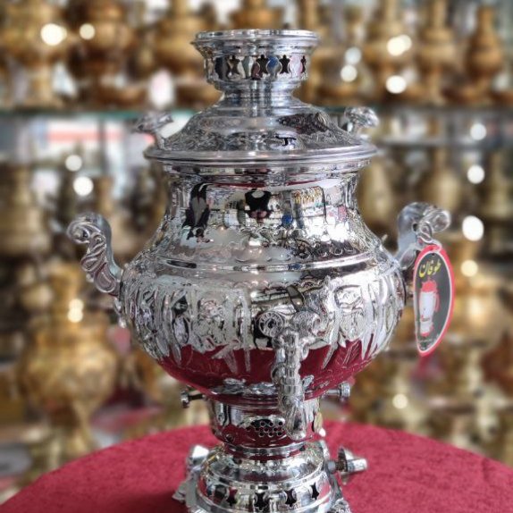 سماور گازی طوفان مدل گلابی هخامنشی 8 لیتر/موجود نمیشود