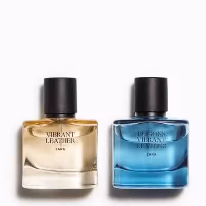 عطر دوقلو مردانه زارا مدل ویبرانت لدر و بوگوس حجم 120 میلی لیتر کد 1607