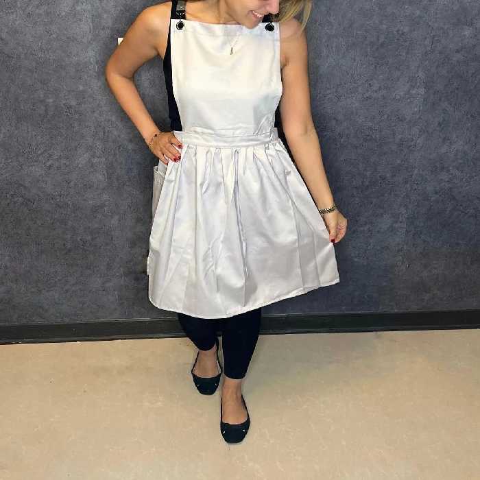 پیشبند استادکار دامنی سفید