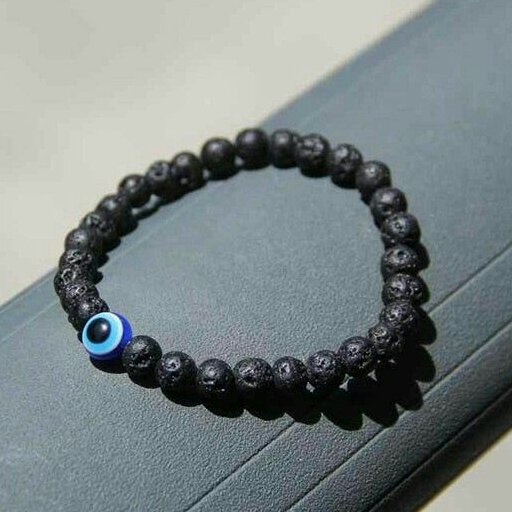 دستبند سنگی چشم نظر مناسب بانوان و اقایان عزیز کد 138