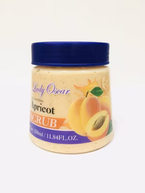 اسکراب ماسک شنی لیدی اسکار(LADY OSCAR)رایعه زردآلو 350 میلی لیتر