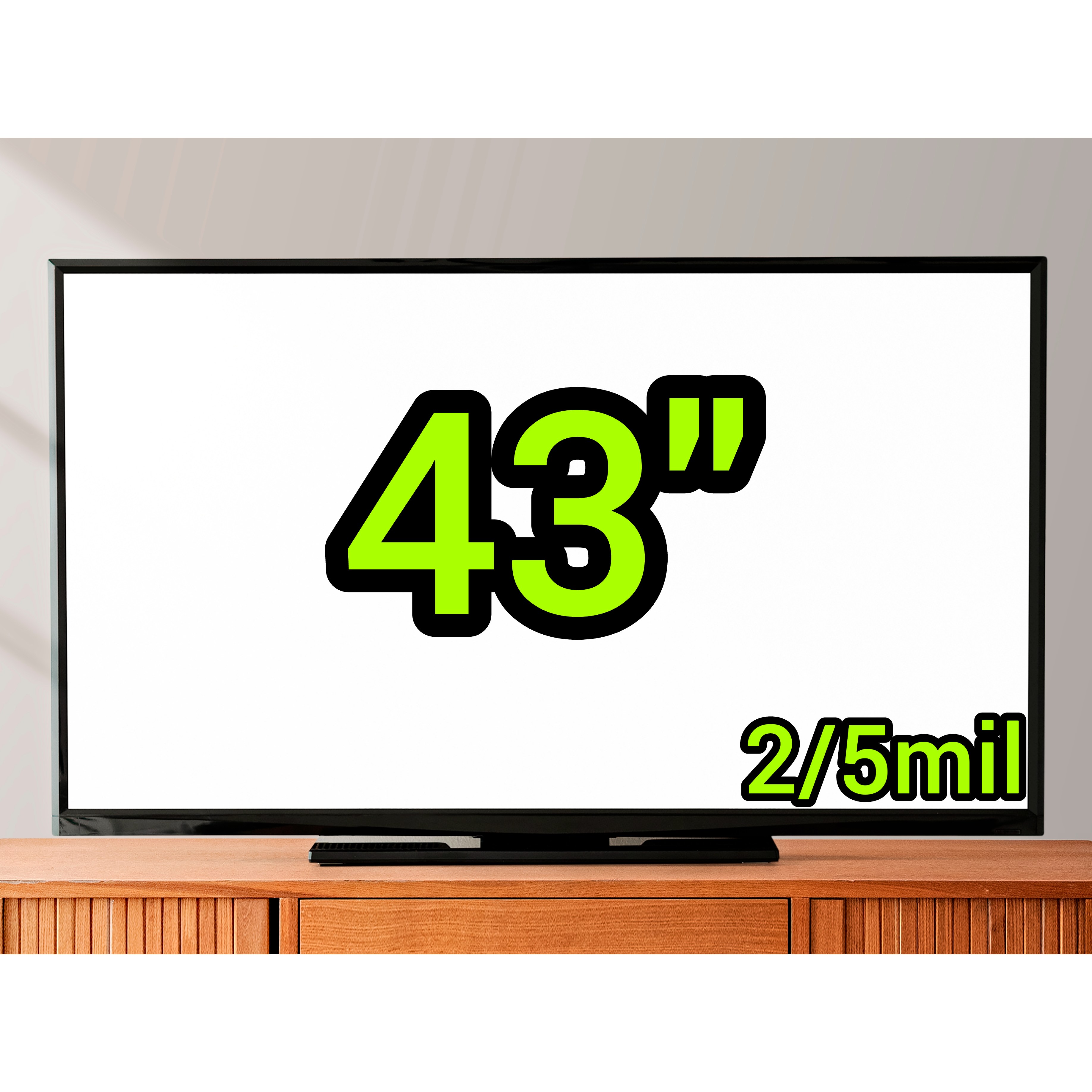 محافظ صفحه تلویزیون 43 اینچ تایوان2.5 میل(ارسال پس کرایه)