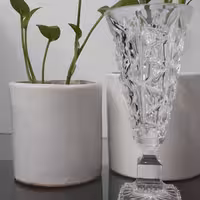 شمعدونی جفت کریستال