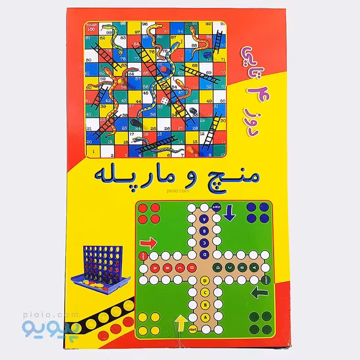 بازی فکری دوز 4 تایی و منچ و مارپله