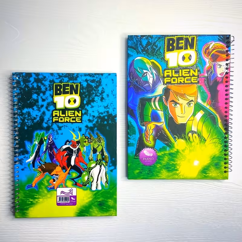 دفتر مشق 50 برگ حاشیه دار Ben 10
