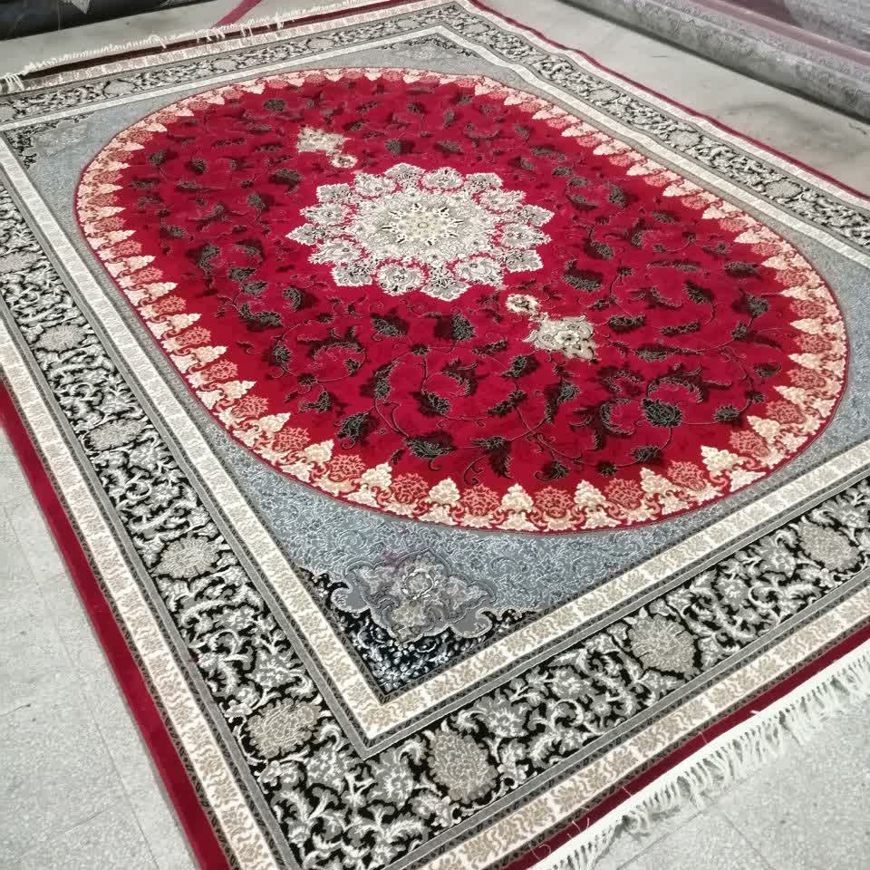 فرش ماشینی بی سی اف 500شانه طرح ساحل لاکی ،12متری(ارسال با باربری و پس کرایه)