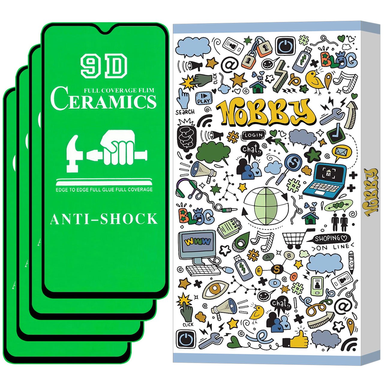 محافظ صفحه نمایش سرامیکی مناسب برای گوشی موبایل سامسونگ Galaxy M12 پک 4 عددی