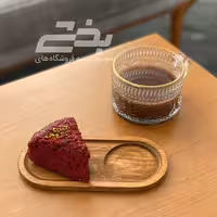 زیرلیوانی چوبی طرح بیضی