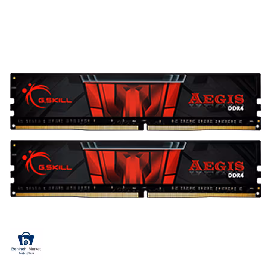رم دسکتاپ دو کاناله جی اسکیل مدل Aegis DDR4 2400MHz CL17 ظرفیت 16 گیگابایت