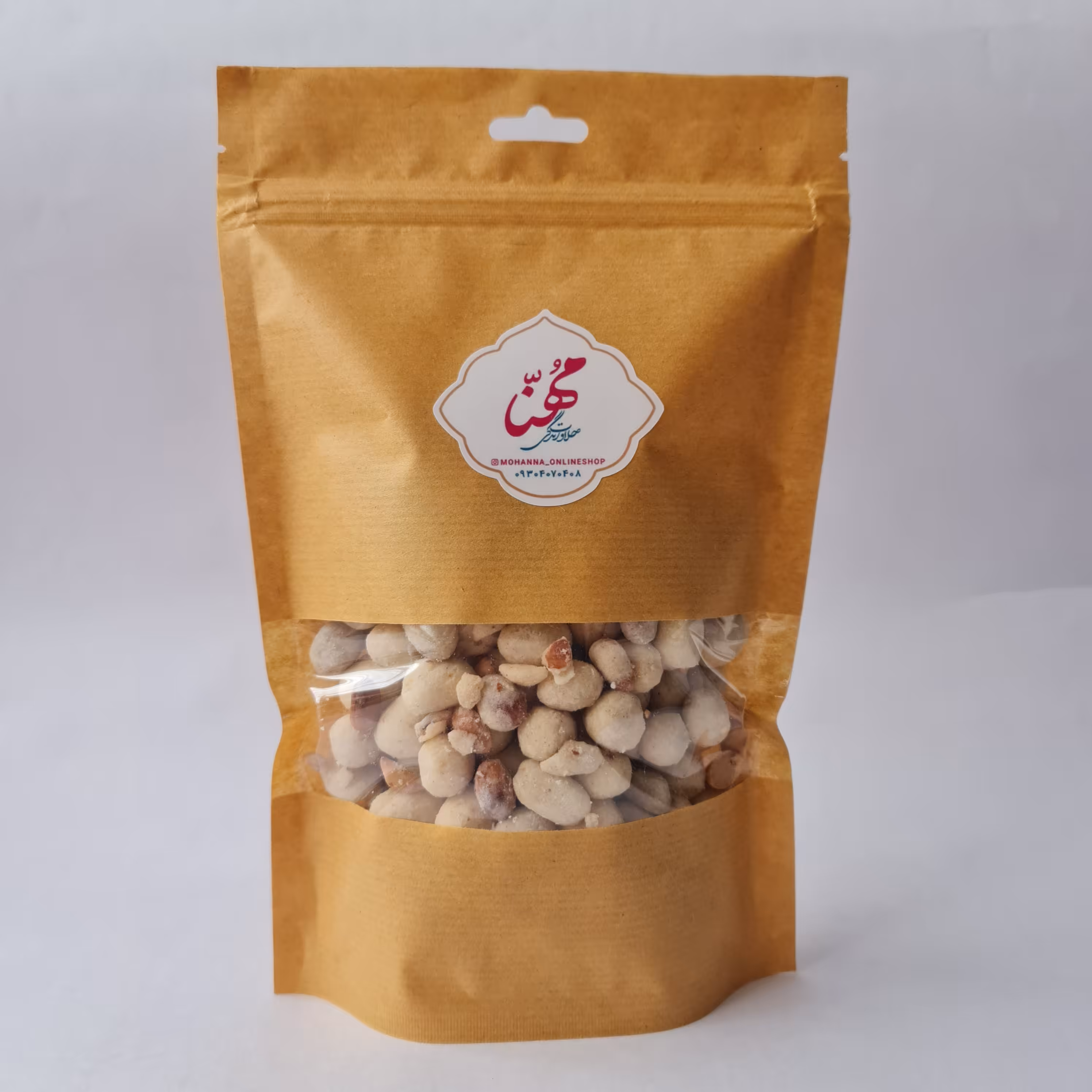 بادوم زمینی روکش دار سرکه ای