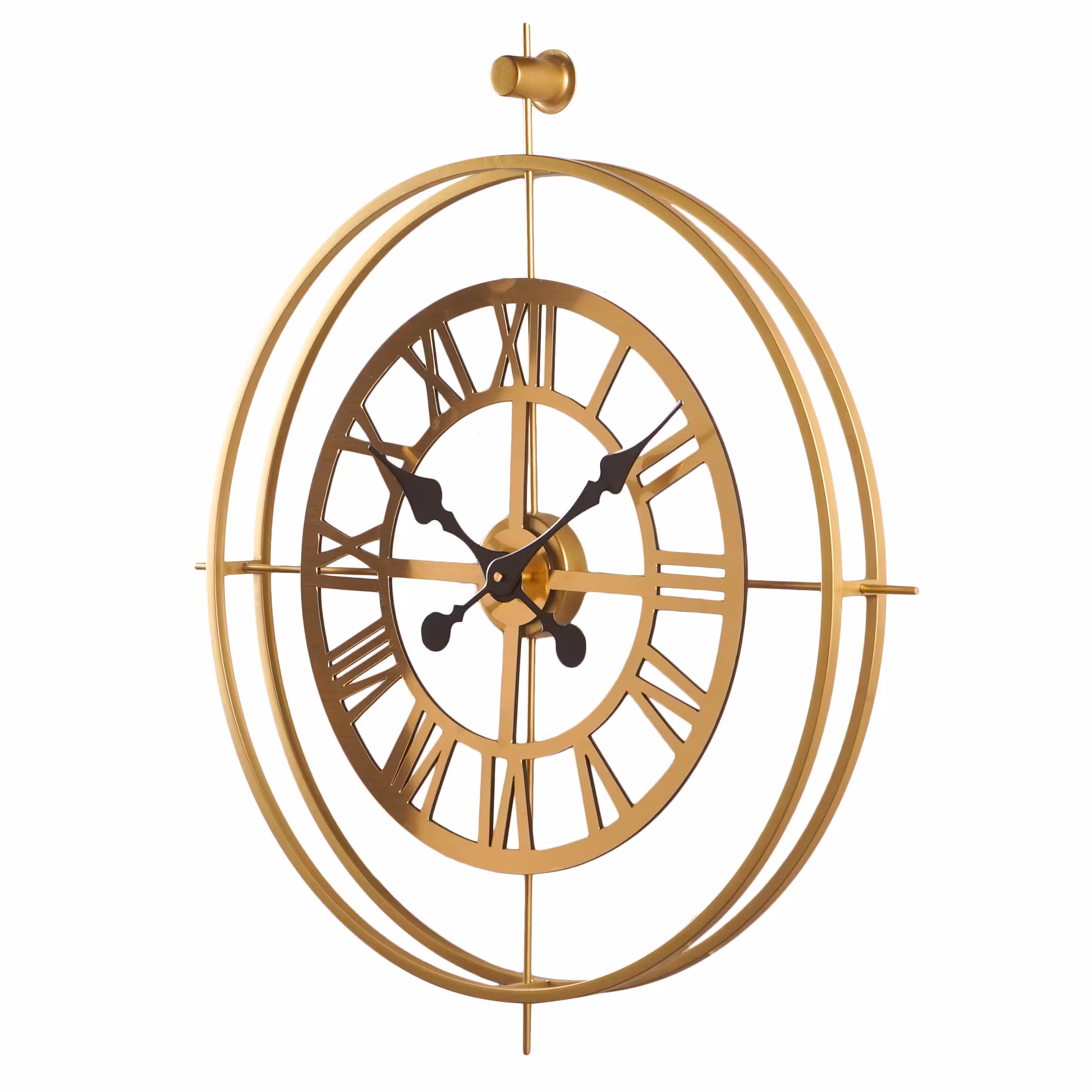 ساعت دیواری فلزی و لوکس  مدل  ( تی 60) ابعاد 60 در60 دقت کنید این مدل دو لایه  فلز داره ولی نمونه های بازار تک فلزه 