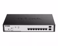 قیمت و خرید سوییچ شبکه مدیریتی 10 پورت با 8 پورت PoE دی لینک مدل DGS-1100-10MP | نت ران