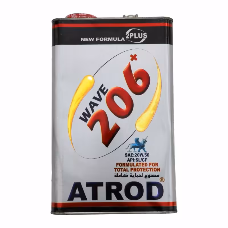 روغن موتور خودرو آترود مدل 206 20w50 حجم 4 لیتر 