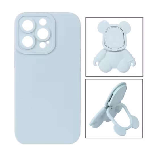 قاب گوشی سیلیکونی Kaws پاپ سوکت دار برای iPhone 13 Pro Max