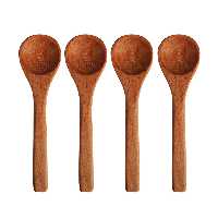 قاشق ادویه چوبی کد Z02 بسته 4 عددی