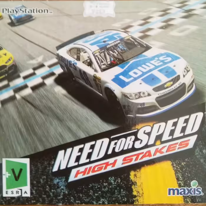 لوح زرین نیدفوراسپید های استیک need for speed high stakes پلی استیشن1 ps1