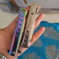 چاقو فلزی نیمه اتومات