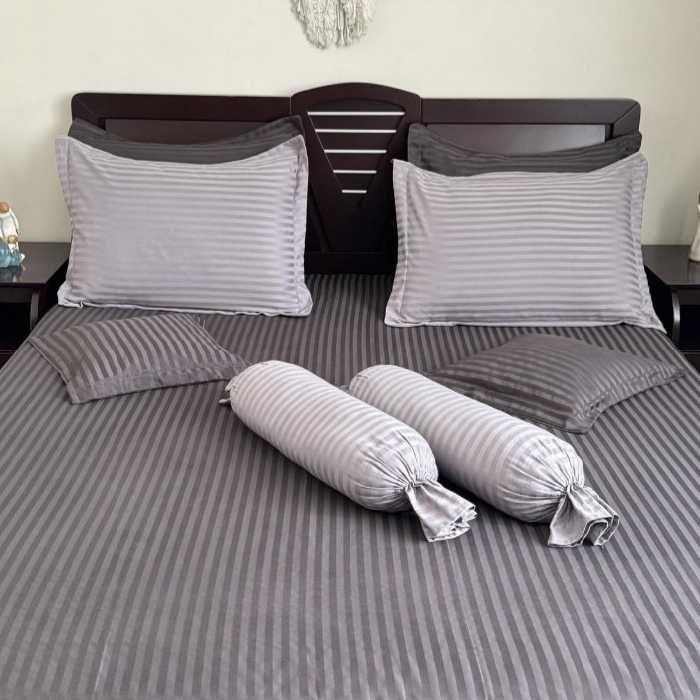 نیم ست هتلی طوسی نقره ایی (پس کرایه)