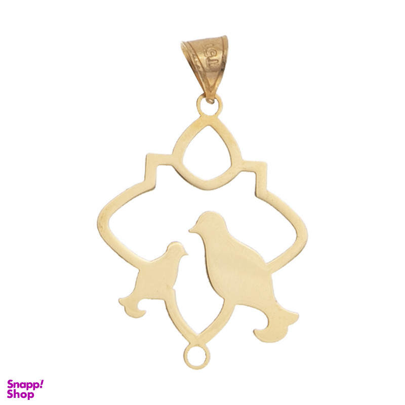 آویز گردنبند طلا 18 عیار زنانه شمیم گلد گالری کد 429