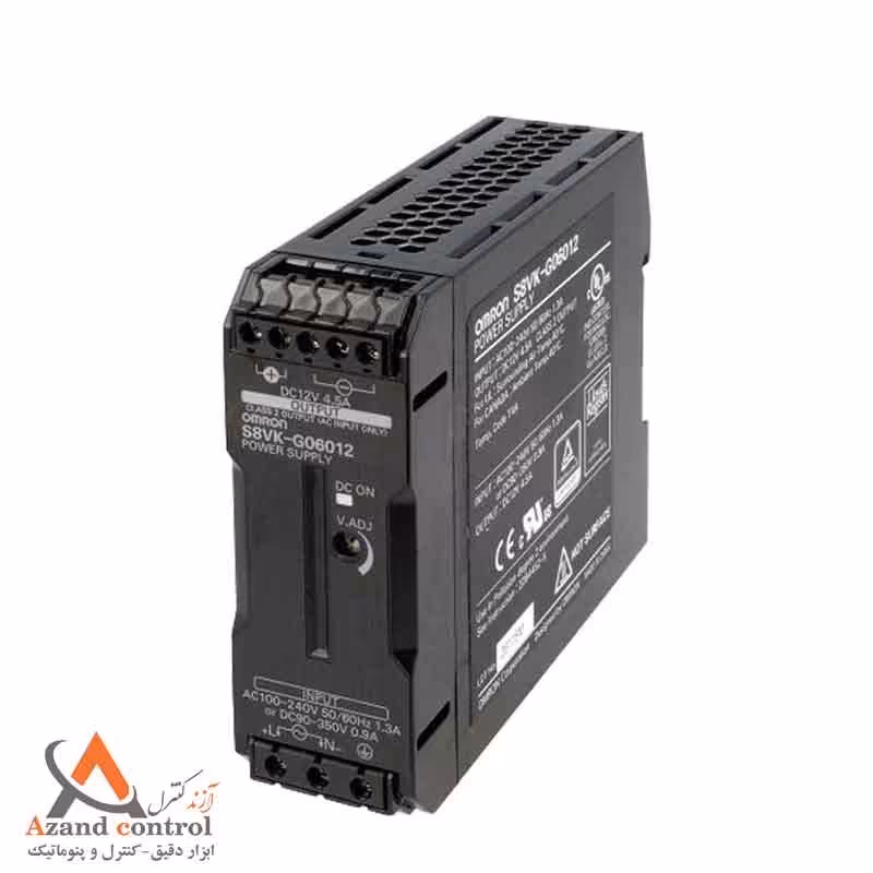 منبع تغذیه 12 ولت 1.2 آمپر پاورساپلای امرن مدل S8VK-G01512