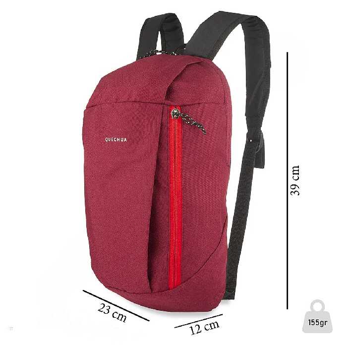 کوله پشتی 10 لیتری طرح ( کچوا ) Quechua ( زرشکی ) 