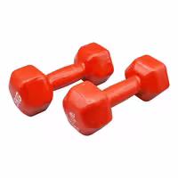 دمبل بدنسازی رکورد مدل Strong روکش دار وزن 5 کیلو گرم بسته دو عددی