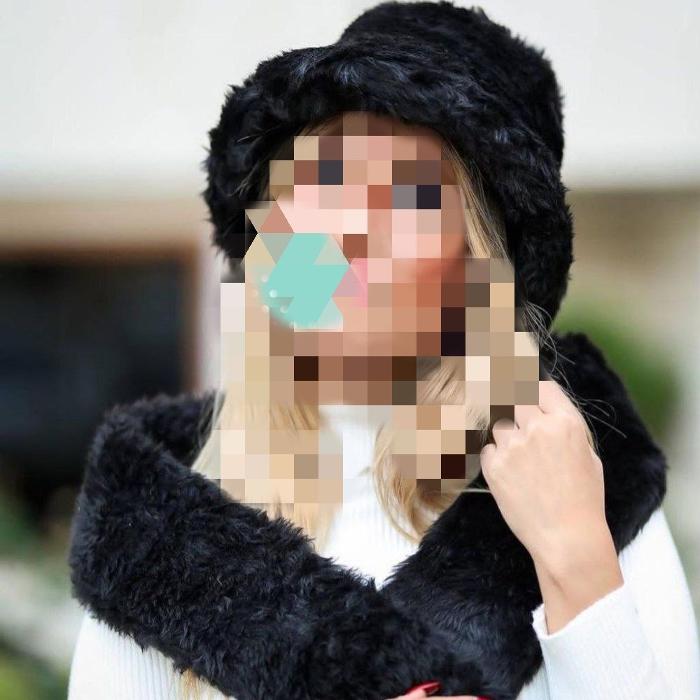 شال_کلاه_شال گردن_زمستانی_دخترانه_زنانه
