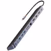 هاب تایپ سی 12 پورت و پایه لپ تاپ بیسوس Baseus EliteJoy Gen2 12-Port Type-C HUB Adapter WKSX030213