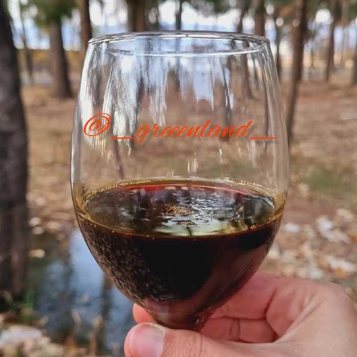 شیره انگورخانگی بدون افزودنی بسیار تمیز شیشه یک ونیم لیتری