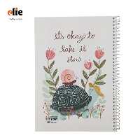 دفتر 100 برگ سیمی ایمان طرح لاک پشت