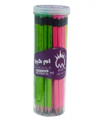 مدادمشکی ام کیو سه گوش بدنه رنگی (48عددی)کد H43