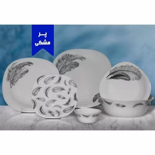 سرویس 26 پارچ طرح پرمشکی