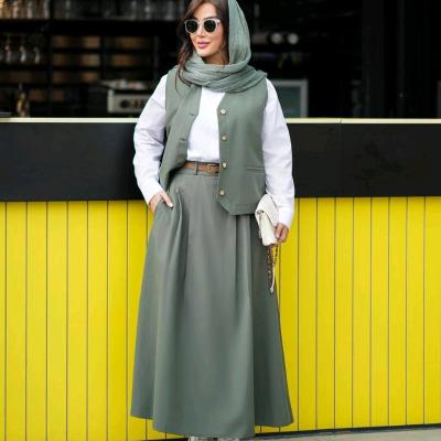 ست جلیقه دامن شومیز